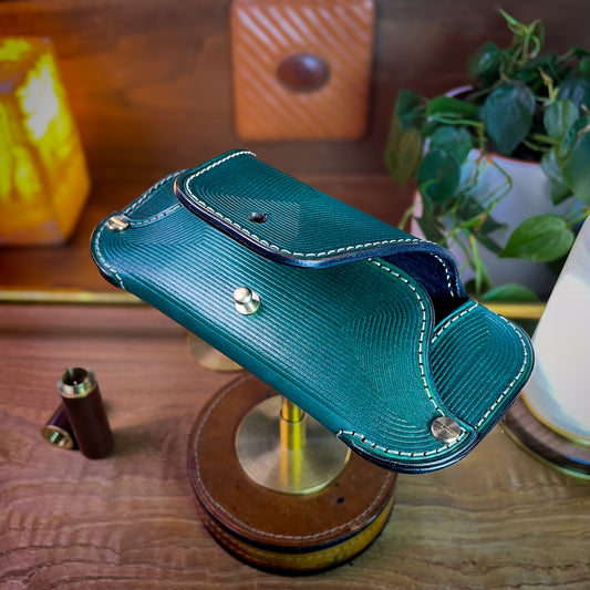 Leather Glasses Case Pattern: DIY Eyewear Template (PDF, Ai, SVG)