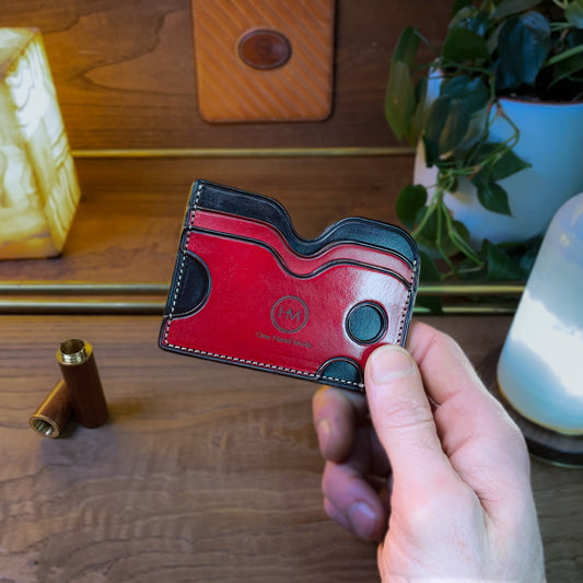 Customizable Leather Wallet Pattern: DIY Cardholder Template (PDF, SVG, Ai File)