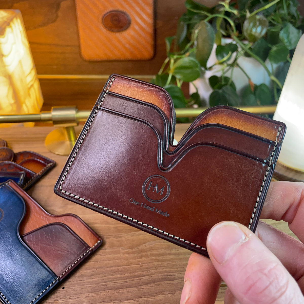 Leather Cardholder Pattern, DIY Wallet Template (pdf, svg, ai)