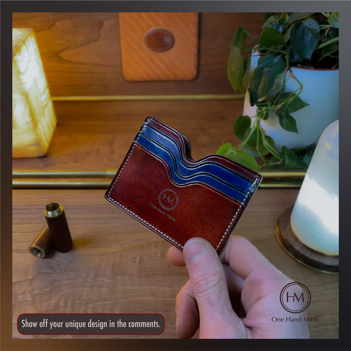 Customizable Leather Wallet Pattern: DIY Cardholder Template (PDF, SVG, Ai File)