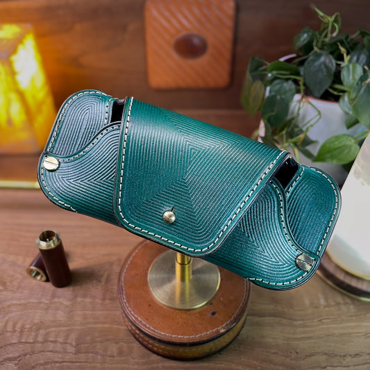 Leather Glasses Case Pattern: DIY Eyewear Template (PDF, Ai, SVG)