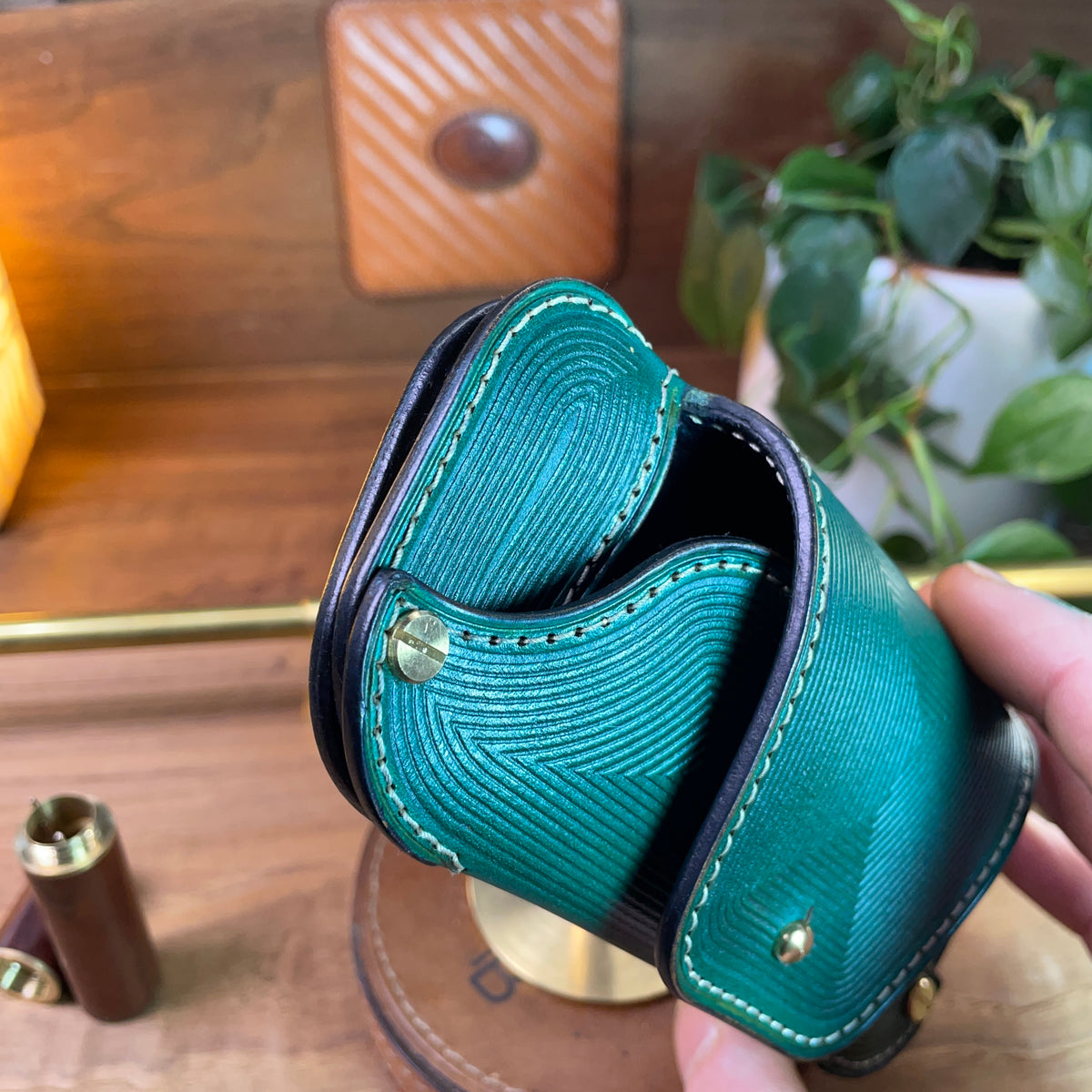Leather Glasses Case Pattern: DIY Eyewear Template (PDF, Ai, SVG)