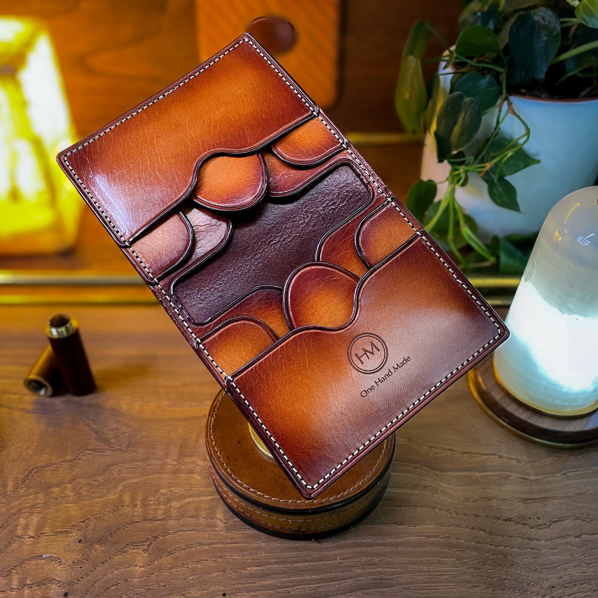 Customizable Leather Wallet Pattern - DIY Cardholder Template (Digital PDF, SVG, Ai File)