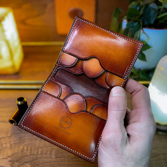 Customizable Leather Wallet Pattern - DIY Cardholder Template (Digital PDF, SVG, Ai File)
