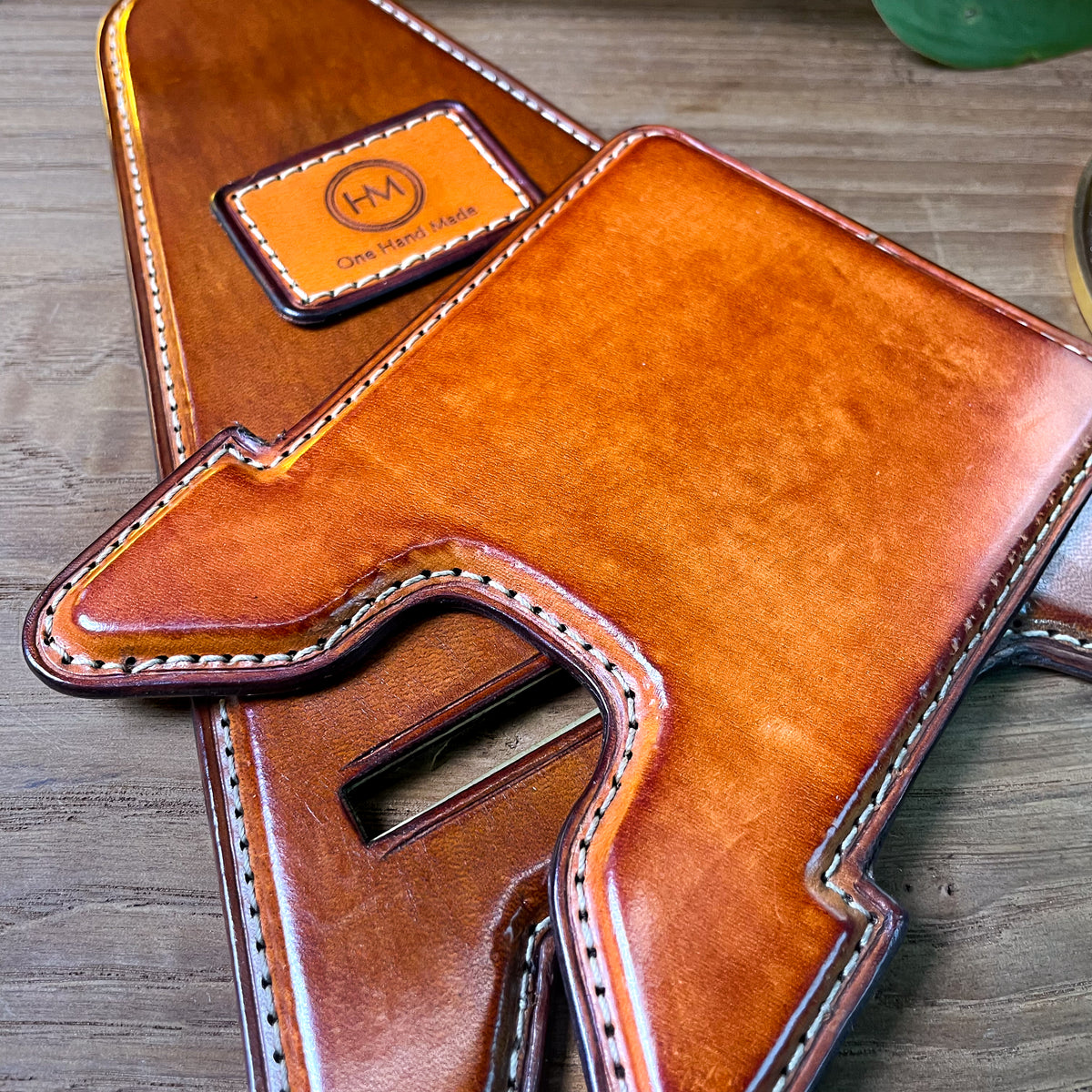 Leather Phone Stand Pattern - Foldable Design (PDF, Ai, SVG).