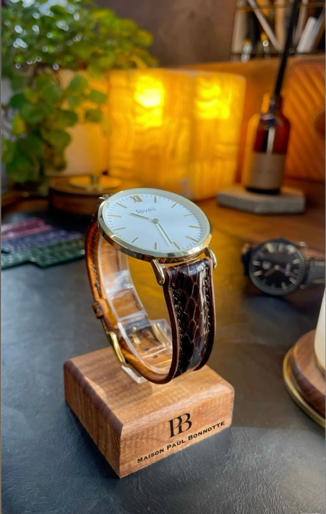 Iguana Leather Watch Strap