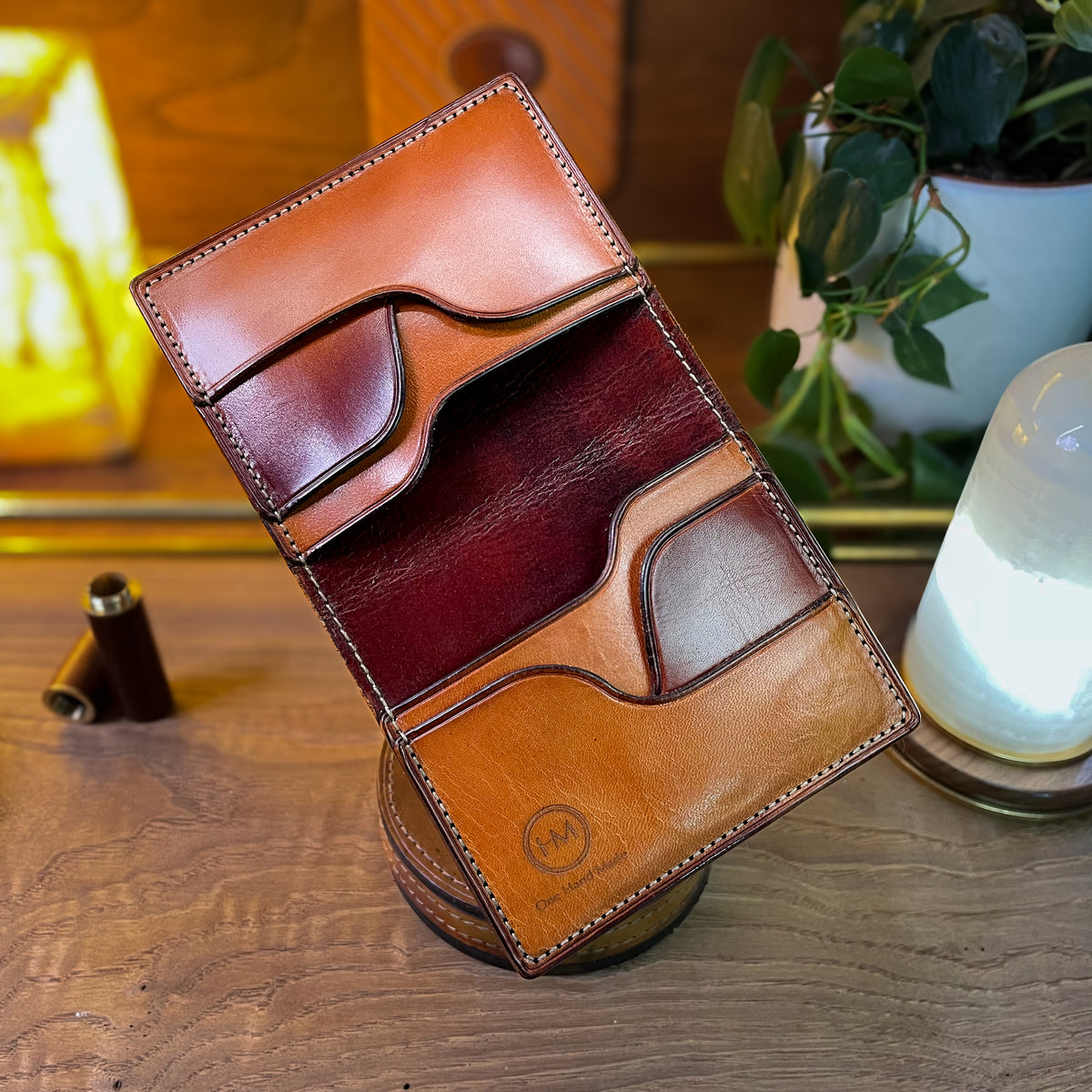 Leather Cardholder Pattern, DIY Wallet Template (pdf, svg, ai)