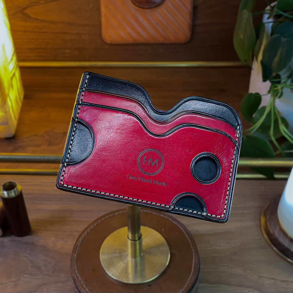 Customizable Leather Wallet Pattern: DIY Cardholder Template (PDF, SVG, Ai File)