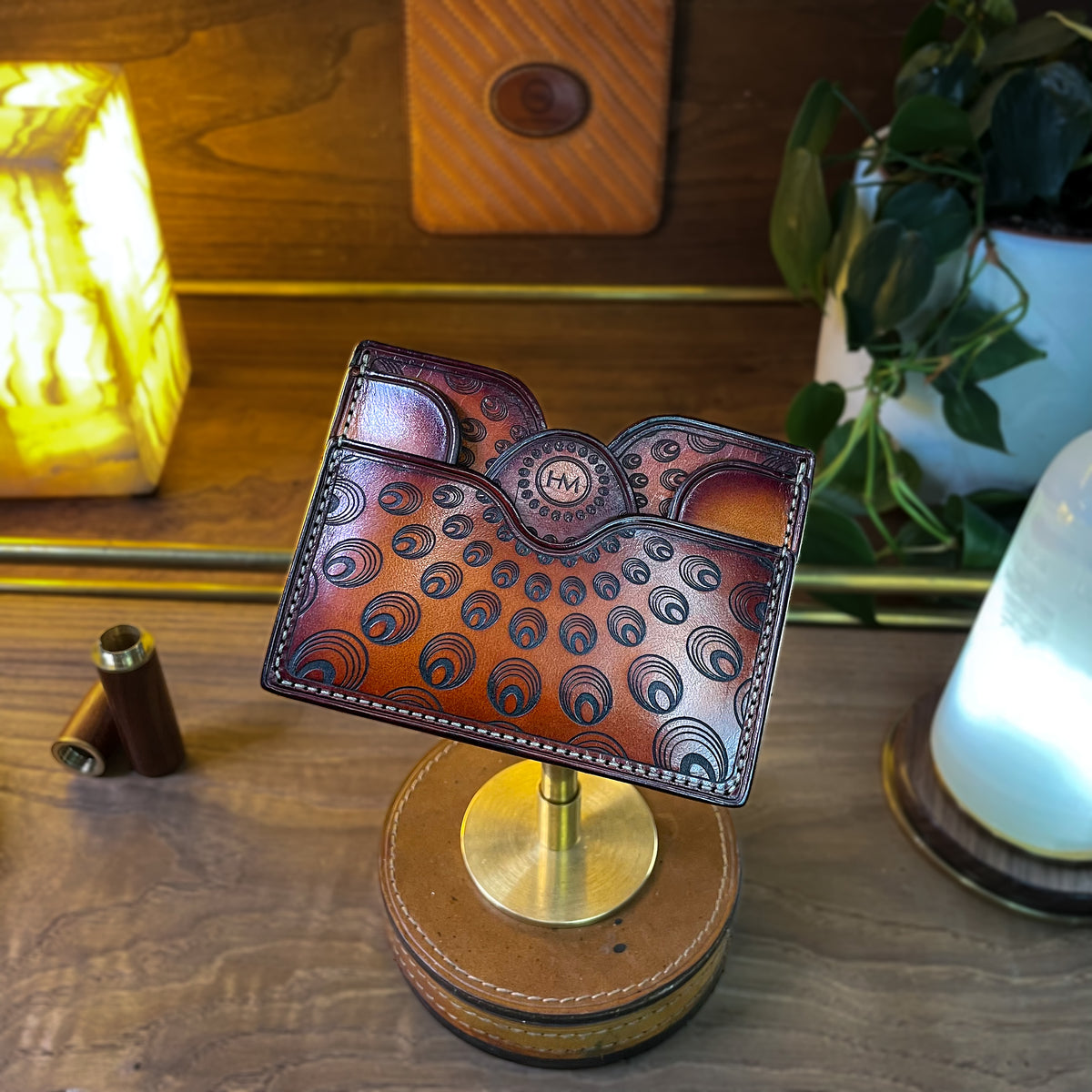 Customizable Leather Wallet Pattern: DIY Cardholder Template (PDF, SVG, Ai File)