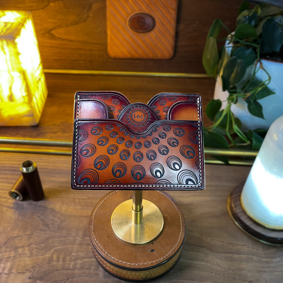 Customizable Leather Wallet Pattern: DIY Cardholder Template (PDF, SVG, Ai File)