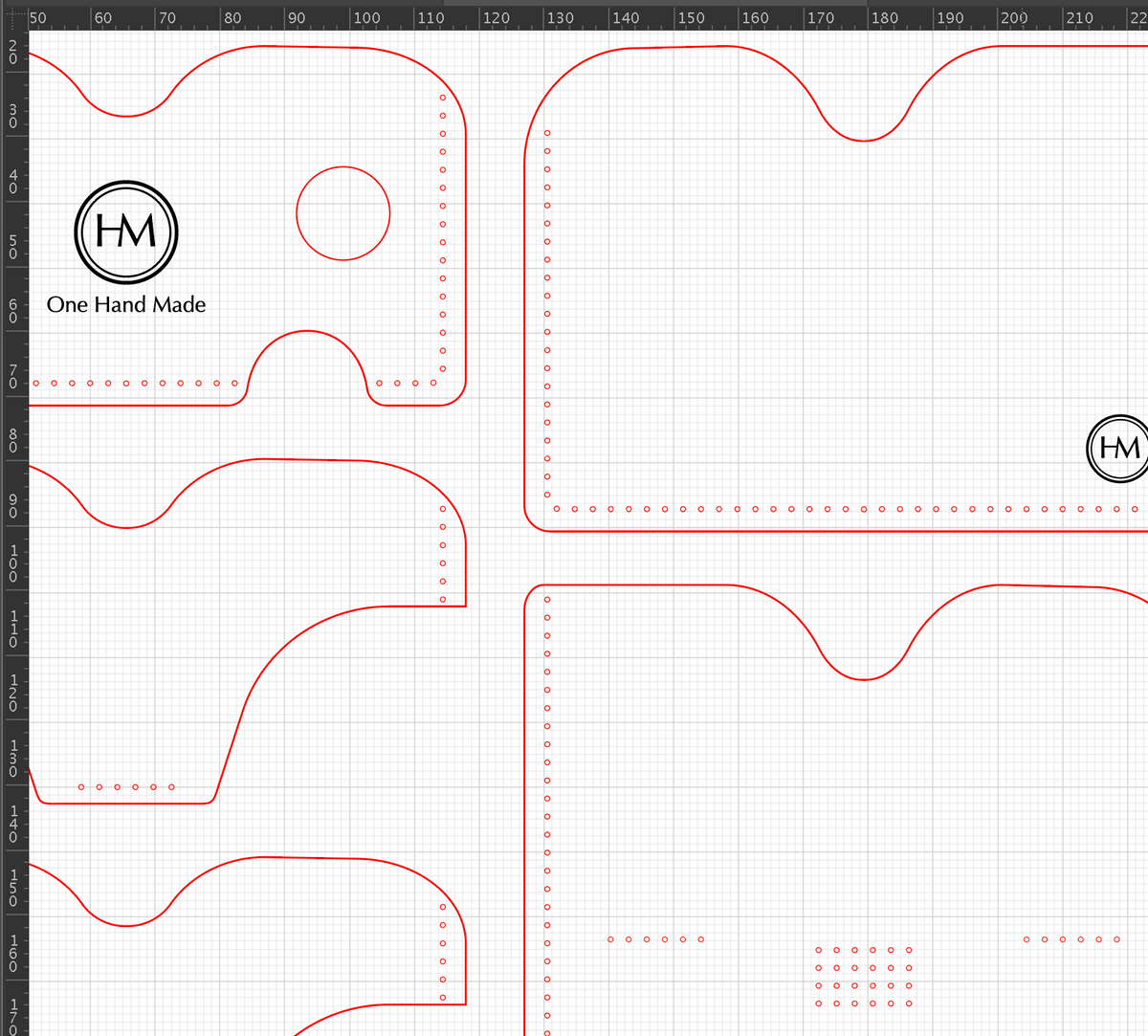 Customizable Leather Wallet Pattern: DIY Cardholder Template (PDF, SVG, Ai File)